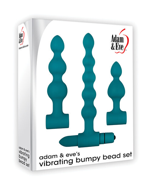 ADAM & EVE VIBRATING ANAL BUMPY BEAD SET