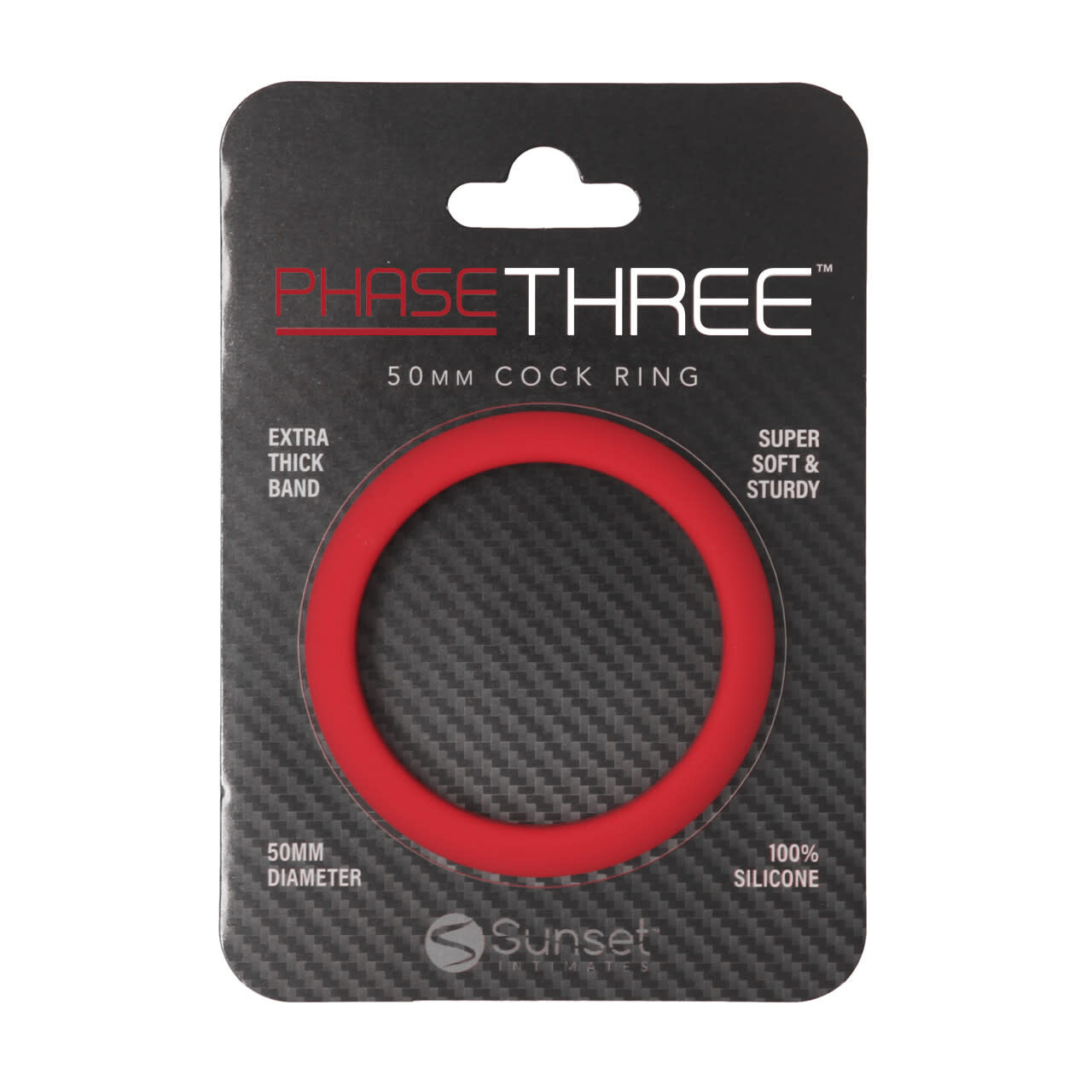 PHASE THREE 50MM COCK RING BLUE PHASE THREE 50MM COCK RING BLUE