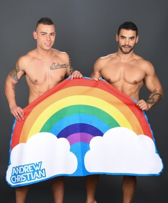 AC RAINBOW PRIDE BEACH TOWEL