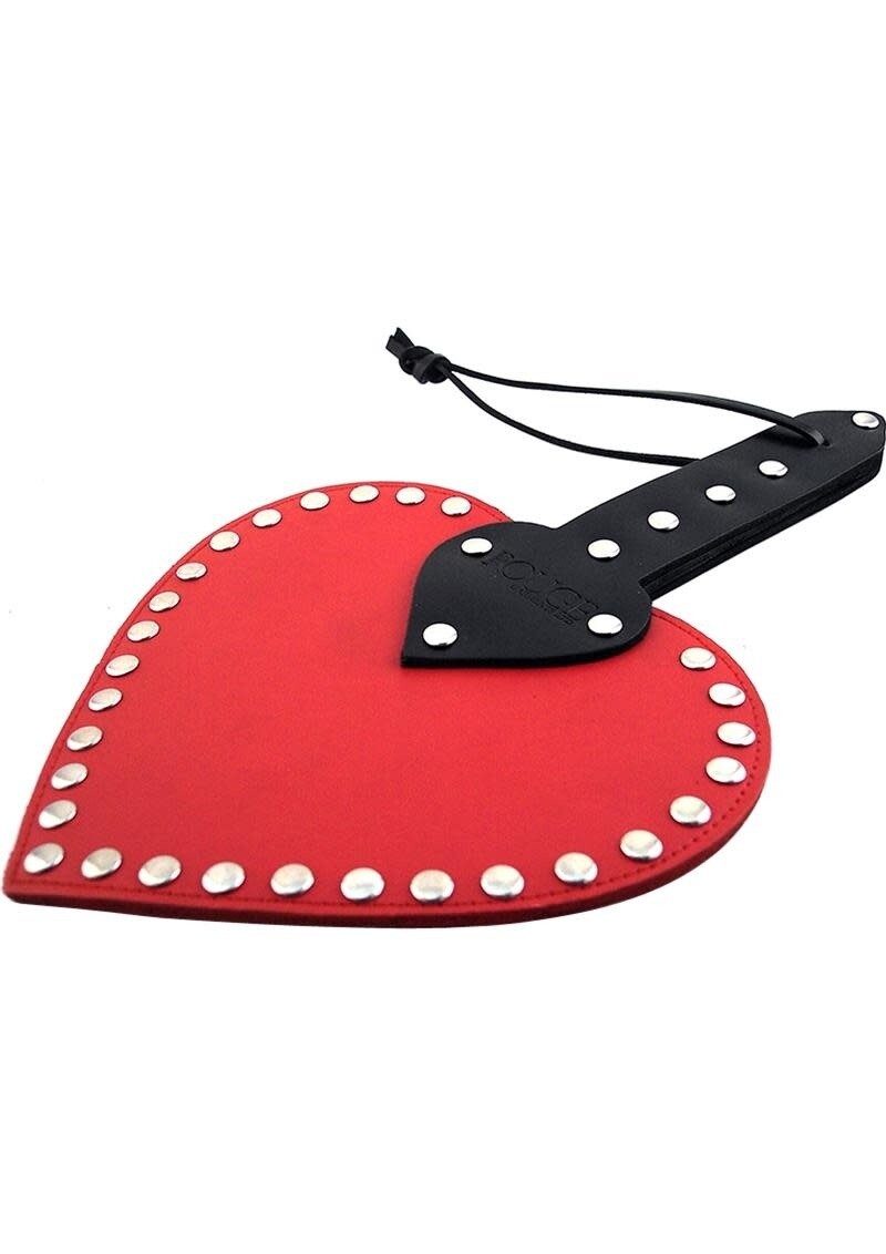 ROUGE HEART LEATHER PADDLE RED/BLACK