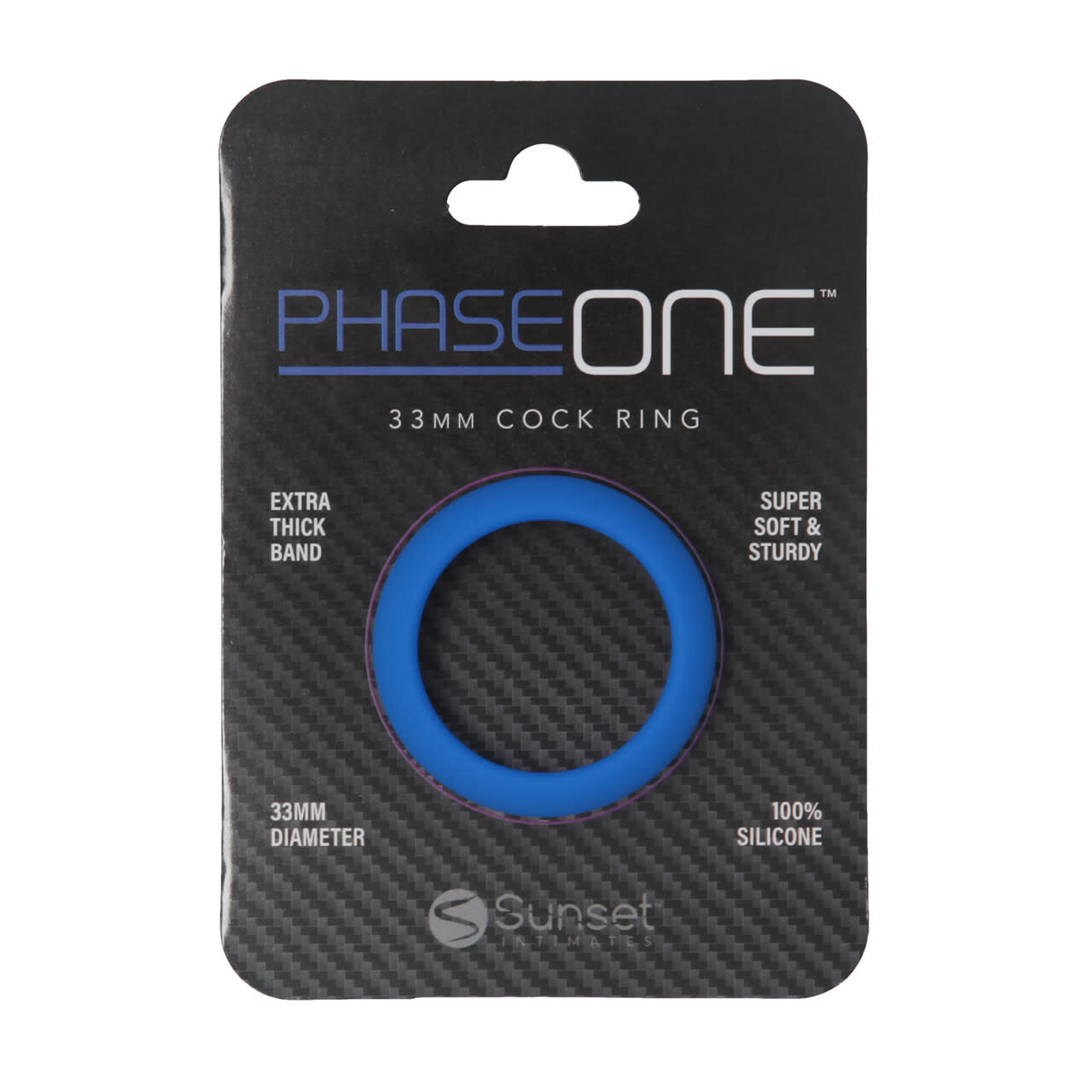 PHASE ONE 33MM COCK RING BLUE PHASE ONE 33MM COCK RING BLUE