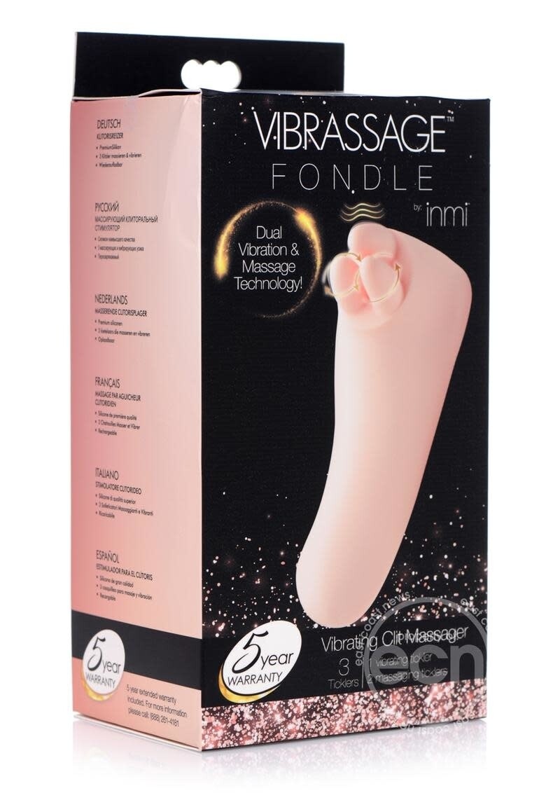 INMI VIBRASSAGE FONDLE VIBRATING CLIT MASSAGER