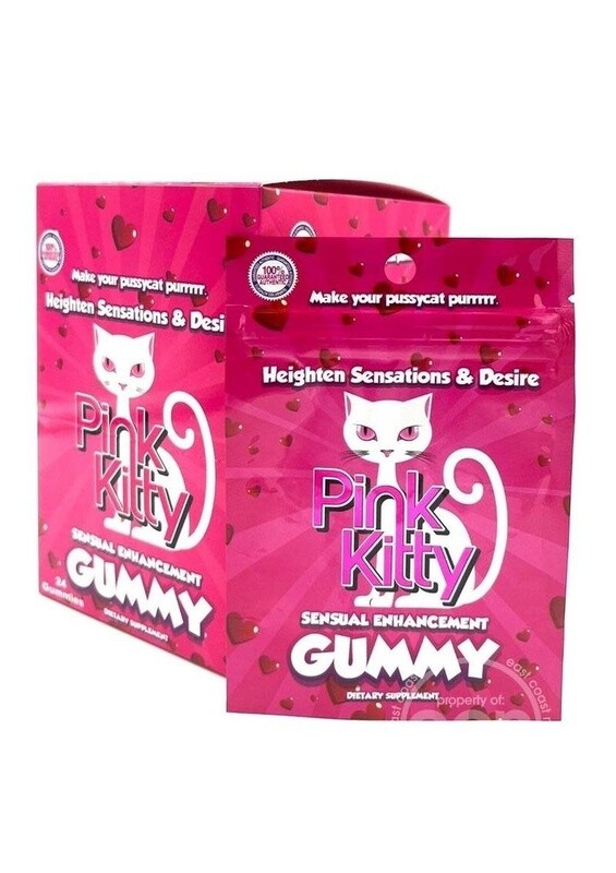 PINK KITTY GUMMY FOR HER (STRAWBERRY)