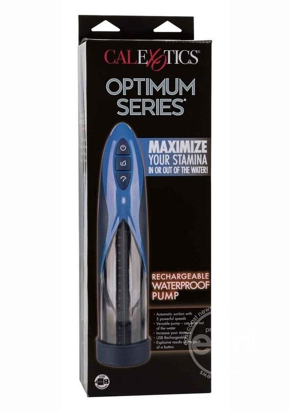 OPTIMUM RECHARGE WATERPROOF PUMP BLUE