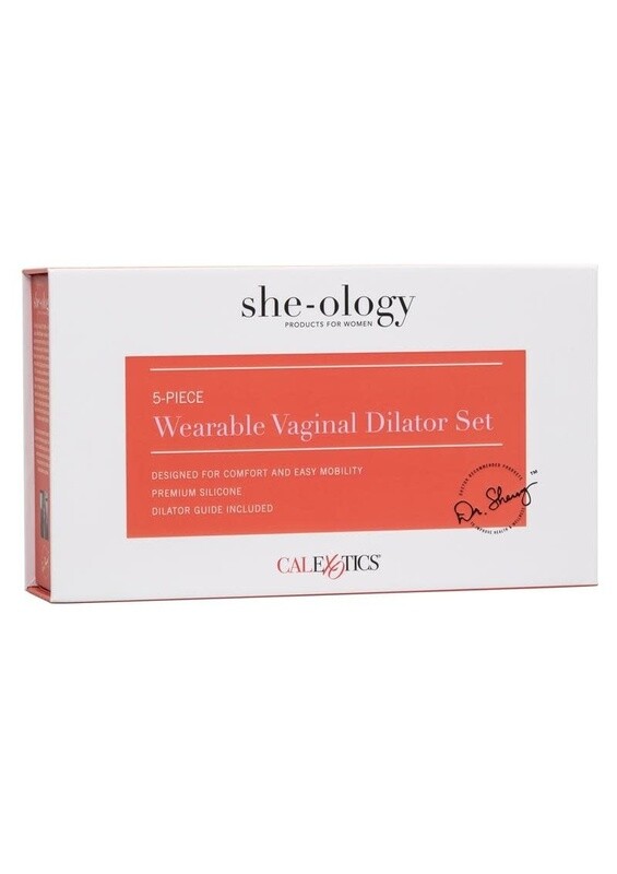 SHE-OLOGY WEARABLE VAGINAL DILATOR 5PC SET