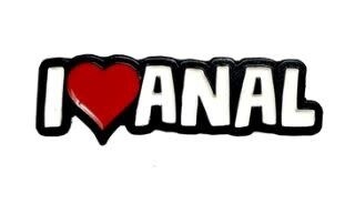 I HEART ANAL ENAMEL PIN