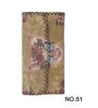OLE FASHION FLORAL PIG DESIGN LEATHER WALLET