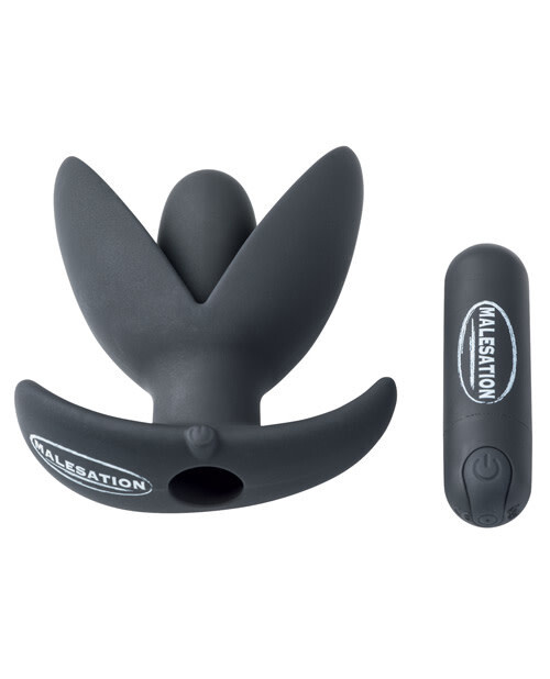 MALESATION VIBRO SPREADER PLUG BLACK