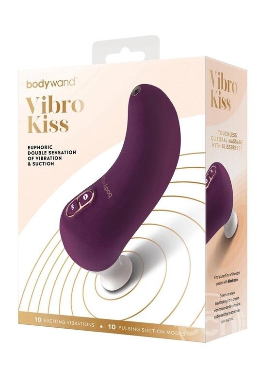 BODYWAND VIBRO KISS SILICONE RECHARGEABLE CLITORAL STIMULATOR