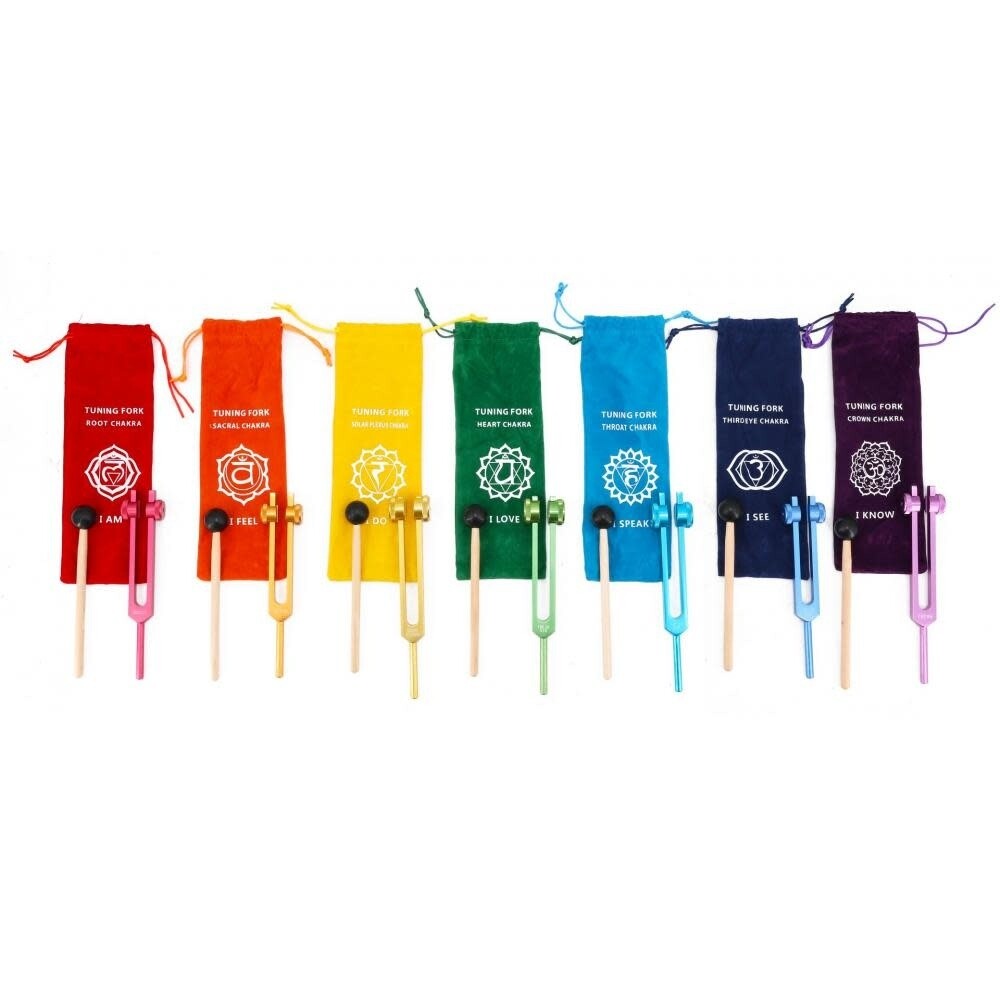 CHAKRA METAL TUNING FORK SET