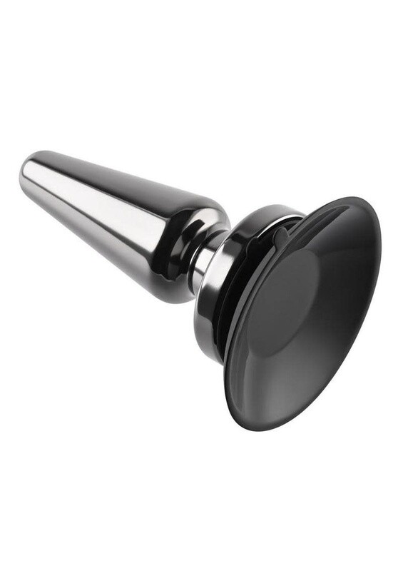 ADVANCED METAL PLUG RECHARGEABLE VIBRATING PLUG BLACK