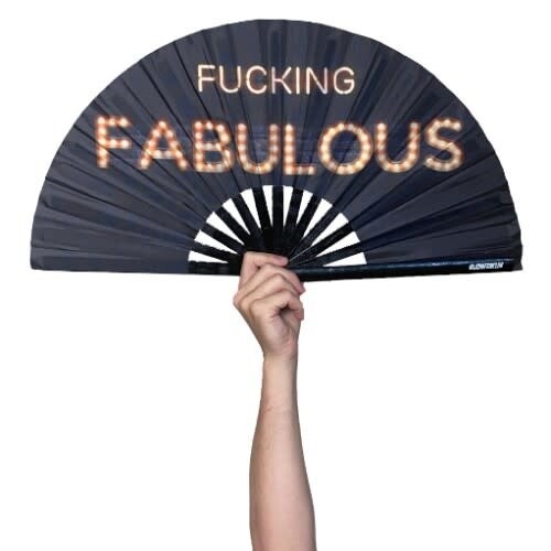 FUCKING FABULOUS LARGE CLAP FAN