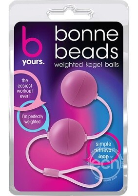 BE YOURS BONNE BEADS PINK WEIGHTED KEGAL BALLS