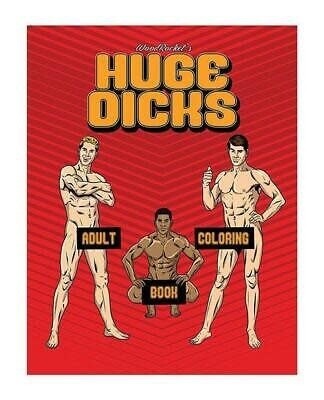 WOOD ROCKET HUGE DICKS COLORING BOOK
