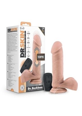 DR SKIN SILICONE DR BECKHAM RECHARGEABLE THUMPING DILDO 7