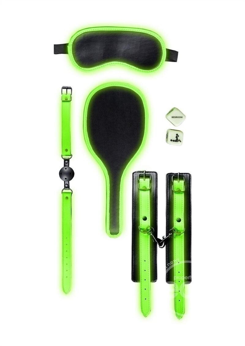 OUCH! BONDAGE KIT #1 GLOW IN THE DARK
