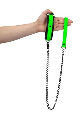 OUCH! COLLAR & LEASH GLOW IN THE DARK