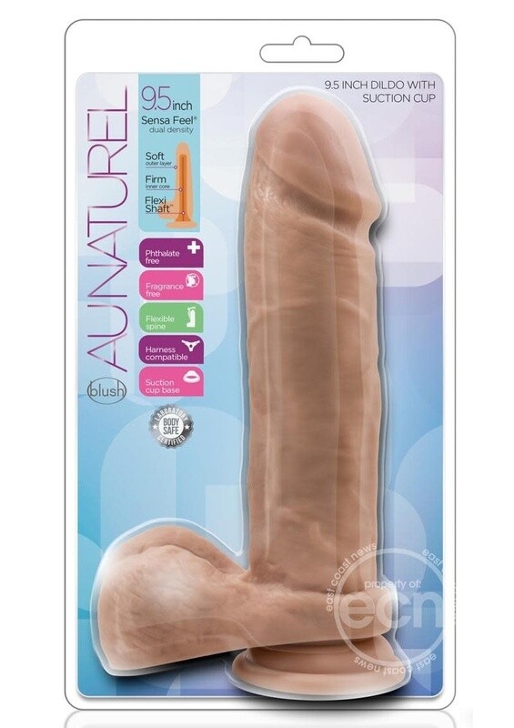 AU NATUREL WITH SUCTION 9.5"
