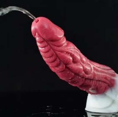 LAVA DRIPPING SQUIRTING 9 inch DILDO