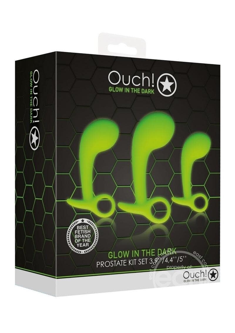 OUCH! PROSTATE KIT 3PC GLOW IN THE DARK