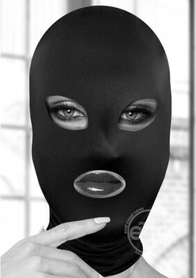 OUCH! SUBVERSION MASK WITH OPEN EYES & MOUTH BLACK