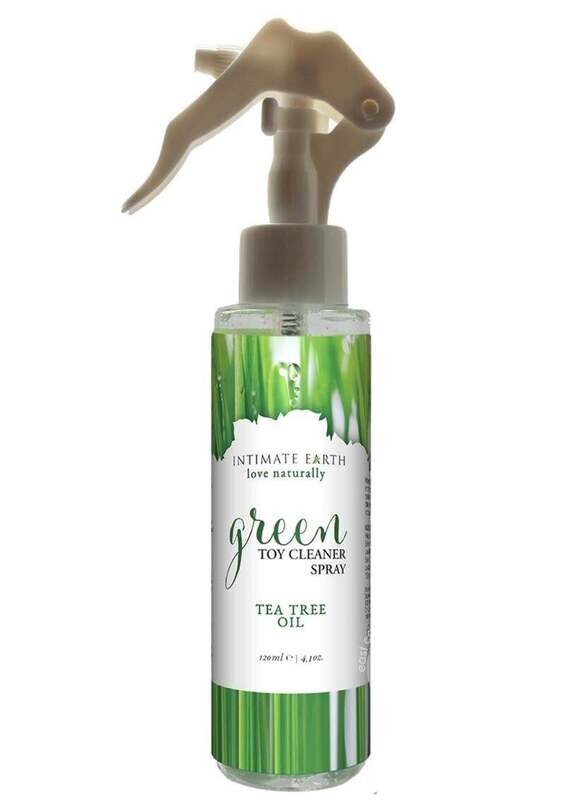 INTIMATE EARTH GREEN TEA TREE OIL SPRAY TOY CLEANER  4.20  OZ