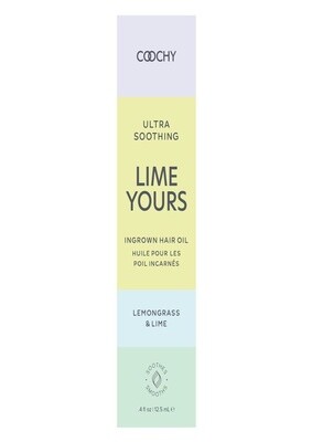 COOCHY ULTRA SOOTHING LIME YOURS INGROWN HAIR OIL LEMON GRASS .5oz