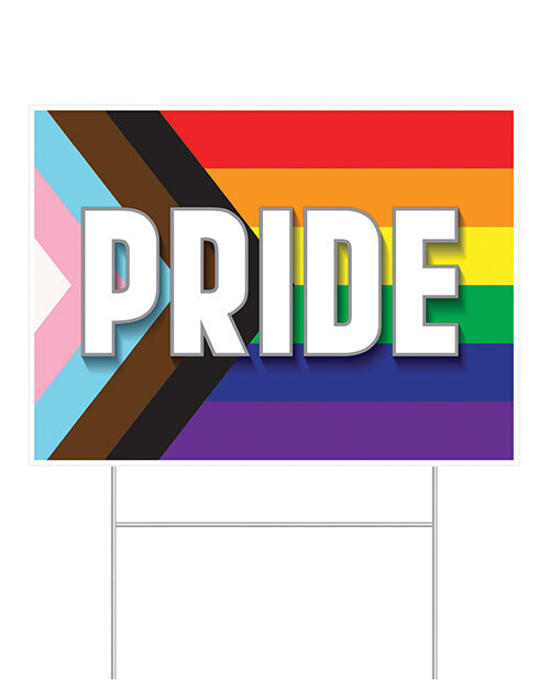 PLASTIC PRIDE YARD SIGN