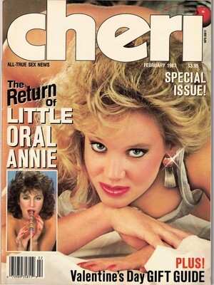 CHERI ALL-TRUE SEX NEWS FEBRUARY 1987 SPECIAL ISSUE! VOLUME 11 NO 7