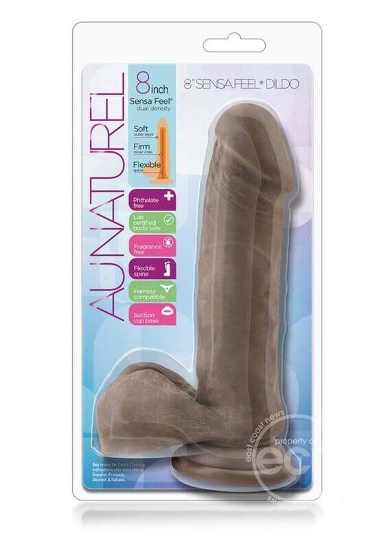AU NATUREL SENSA FEEL 8" CHOCOLATE