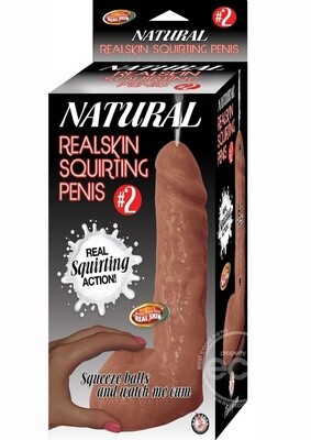 NATURAL REALSKIN SQUIRTING PENIS #2 BRN