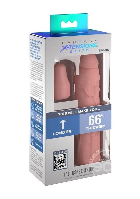 FANTASY X-TENSIONS SILICONE 7" WITH 1" EXTENDER