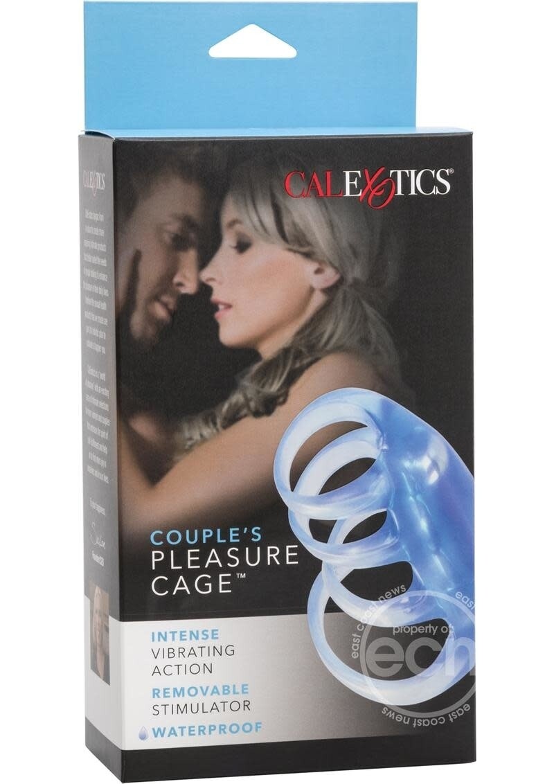 COUPLES PLEASURE CAGE VIBRATING COCK RING
