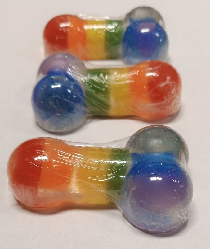 MINI RAINBOW PENIS SOAP