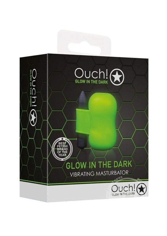 OUCH! VIBRATING MASTURBATOR GLOW IN THE DARK