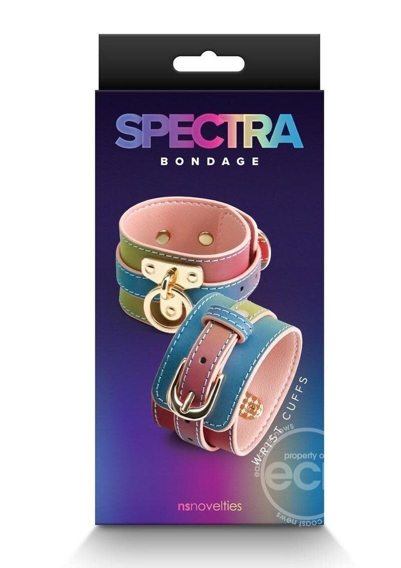 SPECTRA BONDAGE WRIST CUFF RAINBOW