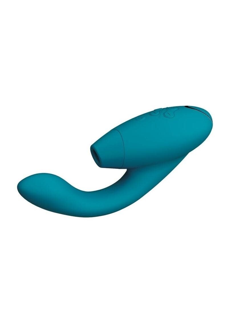 WOMANIZER DUO 2 SILICONE CLITORAL & G-SPOT VIBRATOR