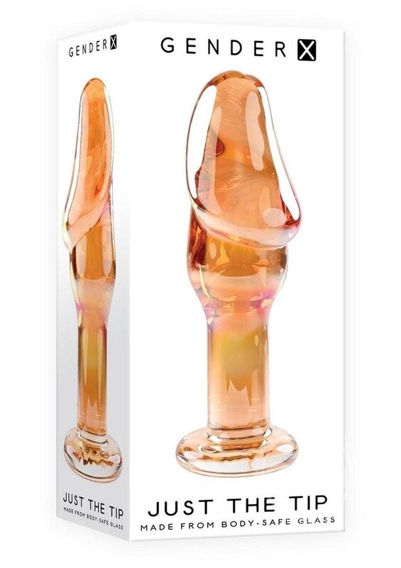 GENDER X JUST THE TIP GLASS DILDO
