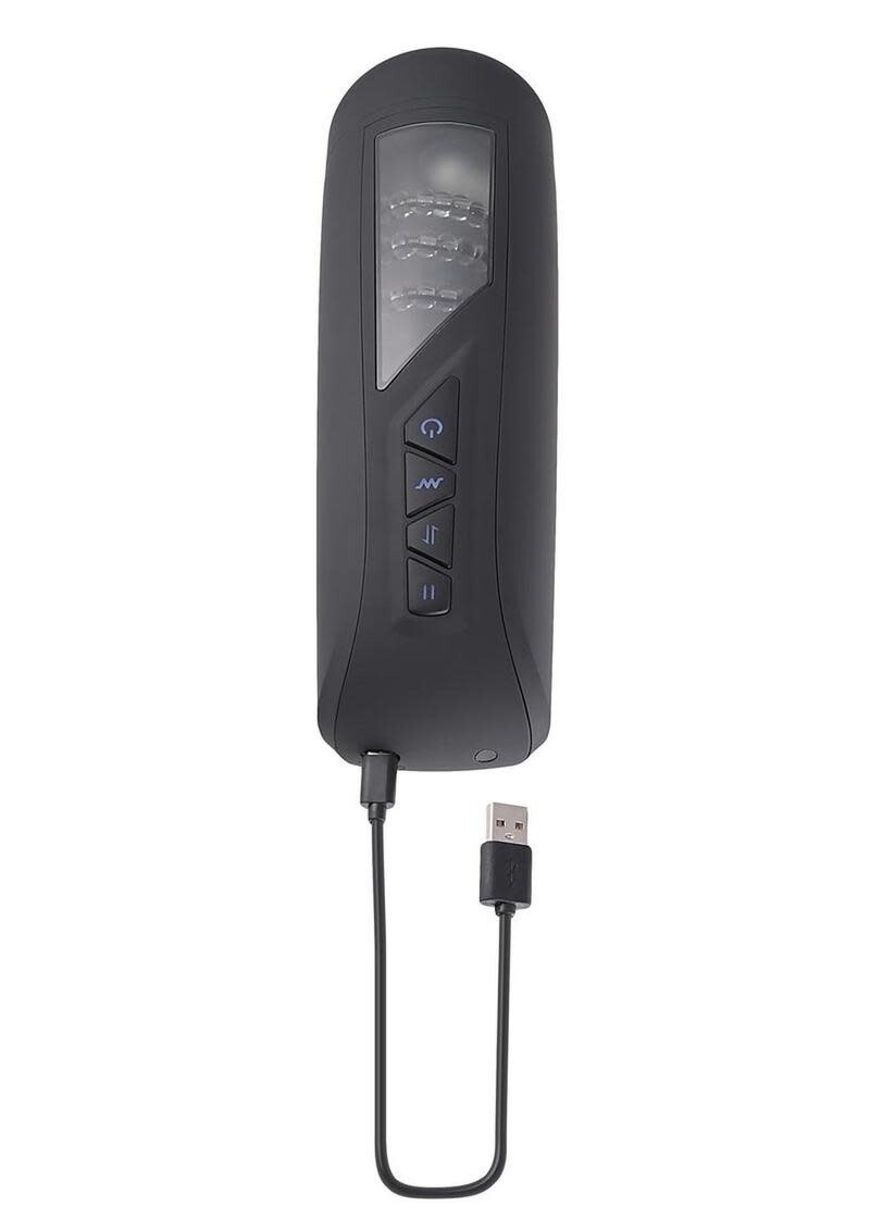 PLAYBOY PURSUIT OF PLEASURE RECHARGEABLE TEXTURED STROKER