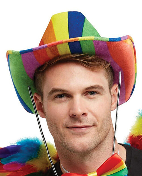 RAINBOW STETSON HAT
