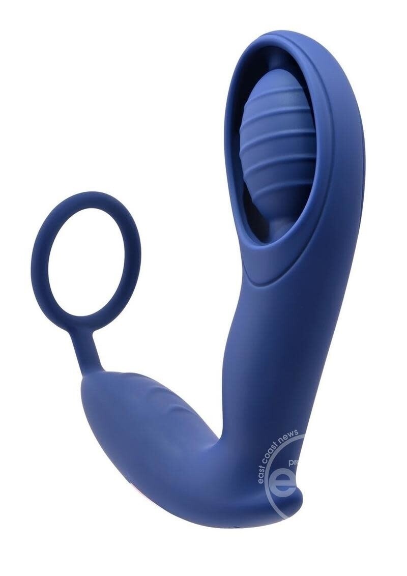 ZERO TOLERANCE EXTRA MILE RECHAREABLE SILICONE C-RING DOUBLE MOTOR VIBE WITH REMOTE