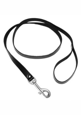 STRICT LEATHER 4 FOOT LEASH BLACK