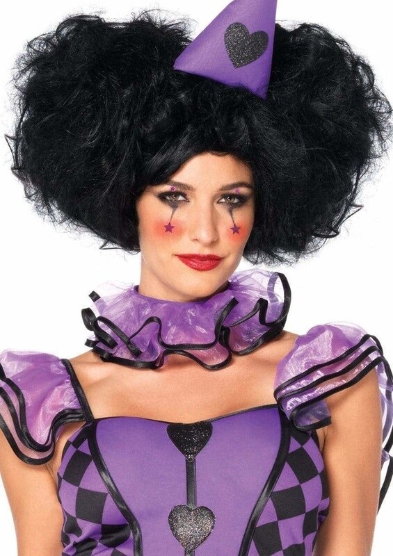 LEG AVENUE 12" PUFFY BOB WIG BLACK
