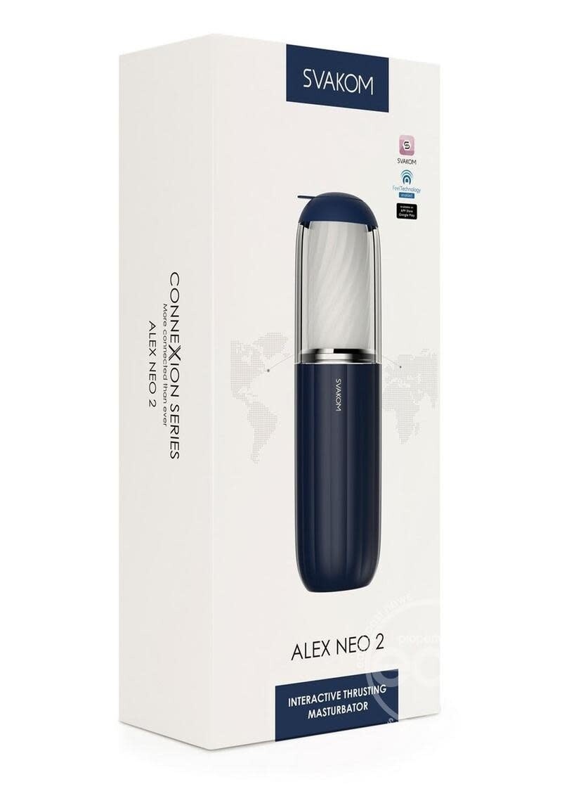 SVAKOM ALEX NEO 2 INTERACTIVE POWERFUL THRUSTING MASTURBATOR