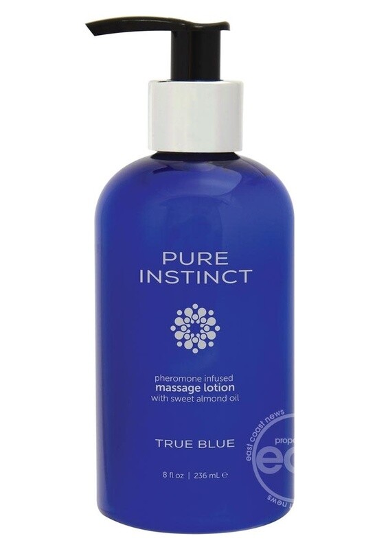 PURE INSTINCT PHEROMONE MASSAGE LOTION 8OZ TRUE BLUE