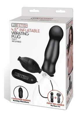 LUX FETISH 4.5 INFLATABLE VIBRATING BUTT PLUG