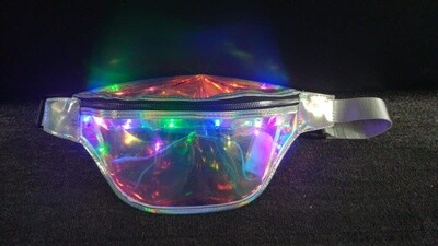 FANNY PACK CLEAR WITH LED