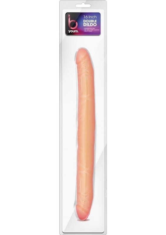B YOURS DOUBLE DILDO 16"