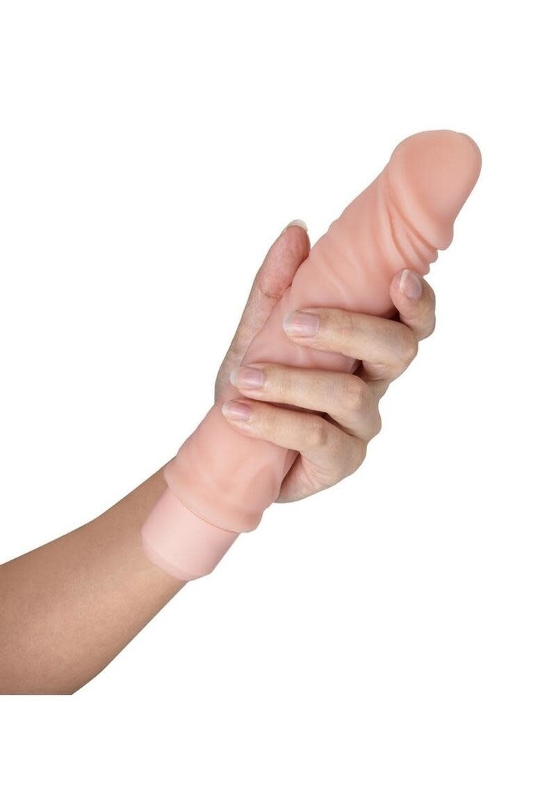 DR SKIN SILICONE DR DAVID VIBRATING 8 INCH, Color: BEIGE