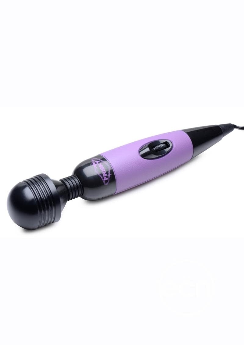 FRISKY PLAYFUL PLEASURE PLUG IN WAND MASSAGER FRISKY PLAYFUL PLEASURE PLUG IN WAND MASSAGER, Color: PURPLE